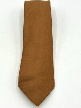 Clubfellow Knit Tie Mens Camel Brown Solid Vintage Kellers Store Men